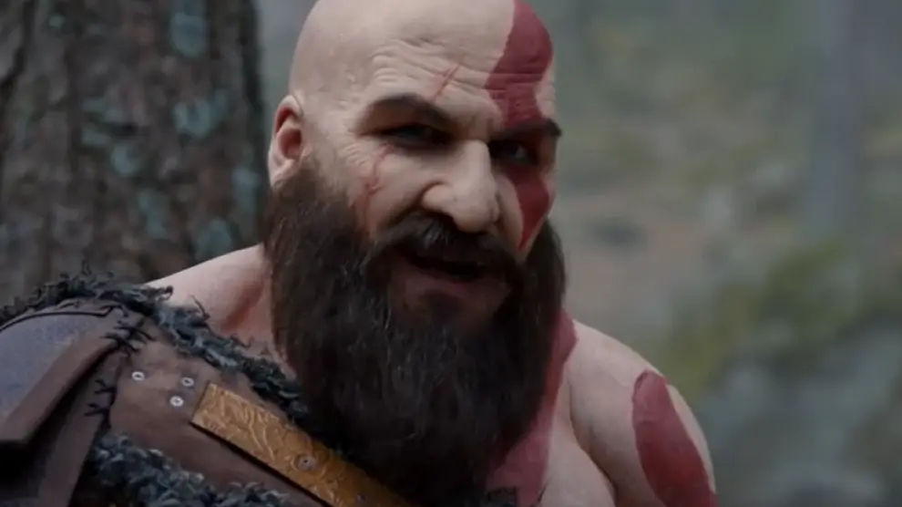 Joaquín Reyes caracterizado como Kratos.