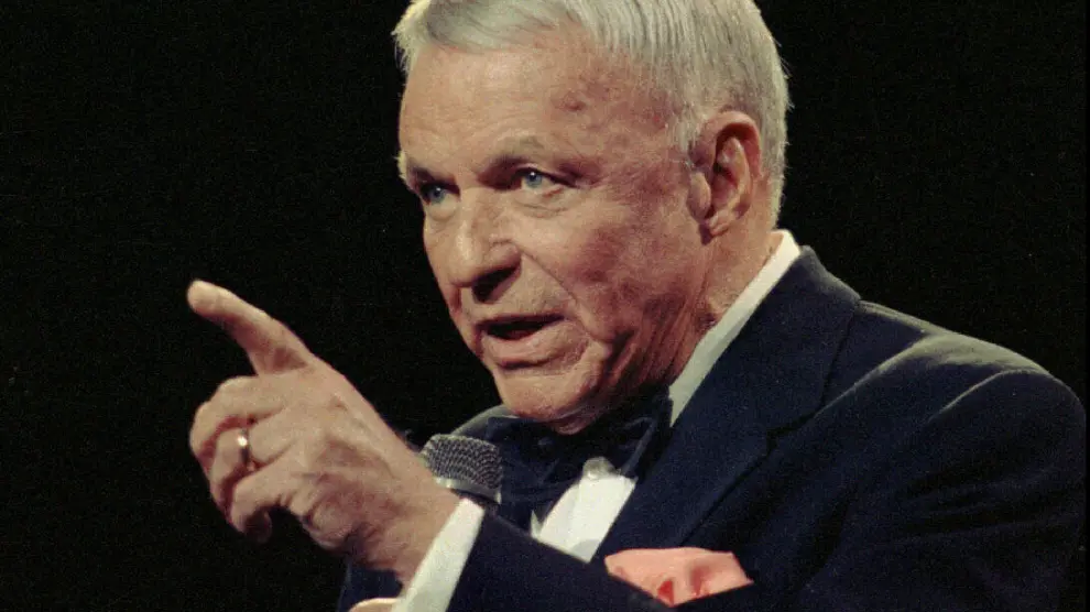 Frank Sinatra, en un concierto en Nueva York en 1990.