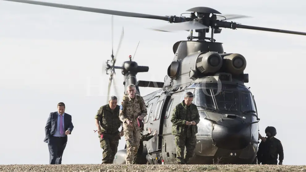 Maniobras Trident Juncture de la OTAN en la Base Aérea de Zaragoza en noviembre de 2015.