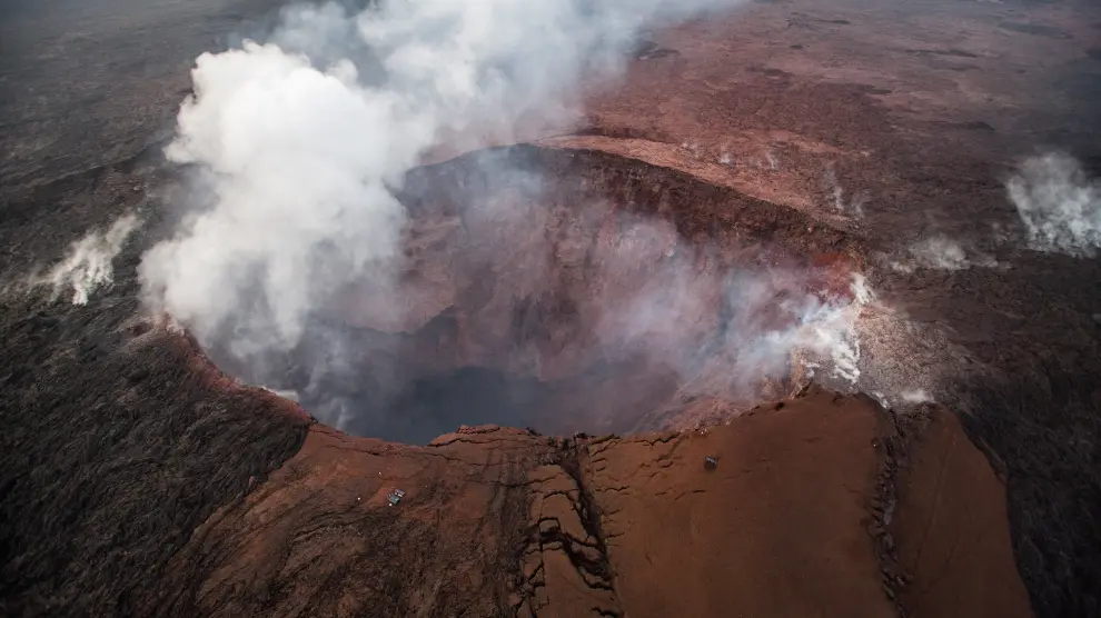 Cráter del volcán Kilauea