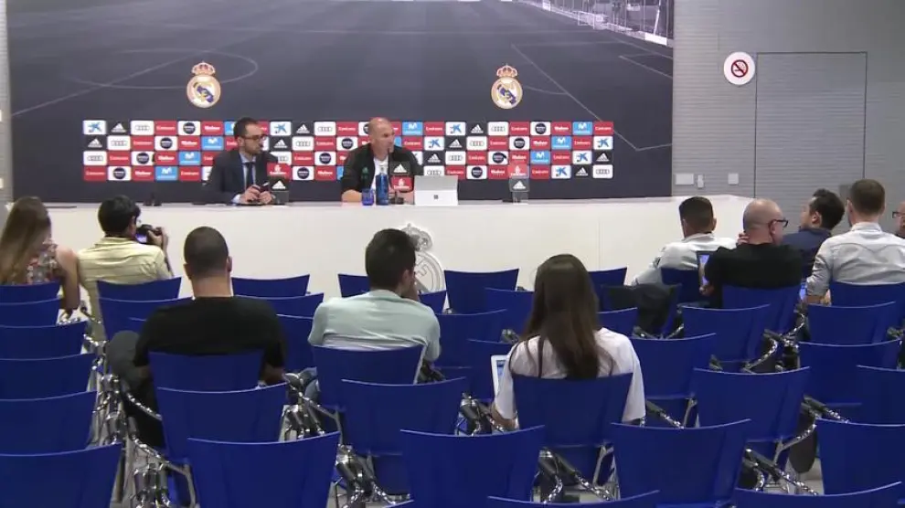 Zidane en rueda de prensa previa al encuentro frente al Villareal