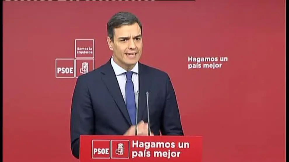 Sánchez anuncia una moción de censura para "recuperar la dignidad de nuestra democracia"