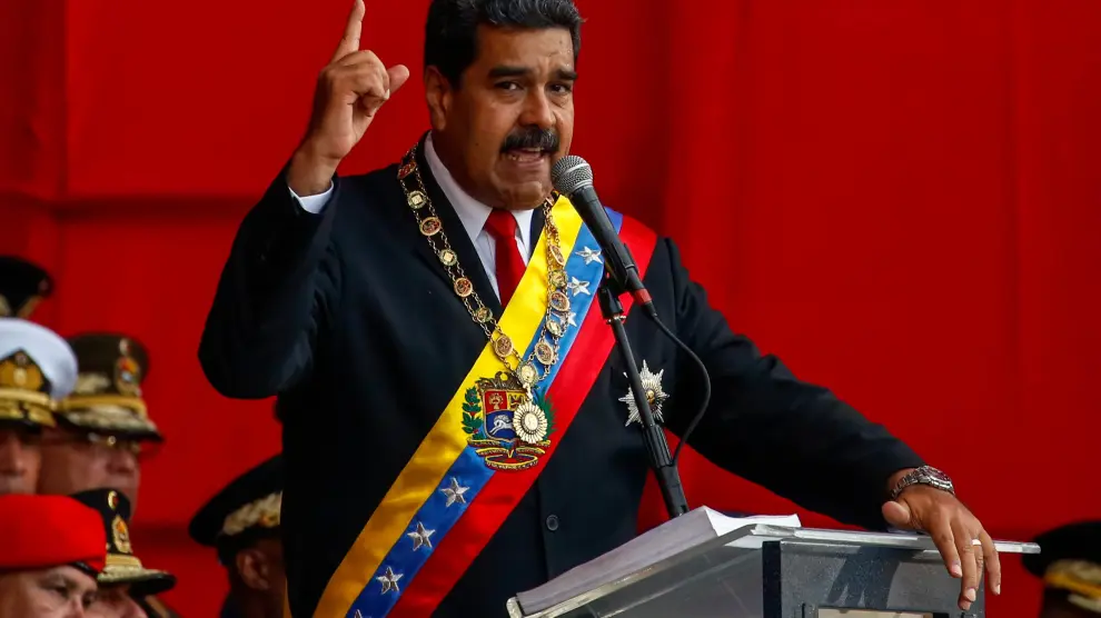 El presidente reelecto de Venezuela, Nicolás Maduro.