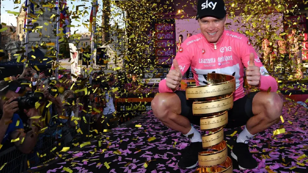 Froome aumenta su palmarés conquistando su primer Giro de Italia