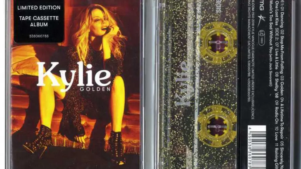 Estrellas de la música vuelven a lanzar sus trabajos en formato cinta, como Kylie Minogue