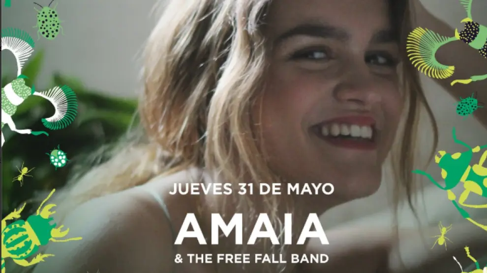 Cartel que anuncia la actuación de Amaia