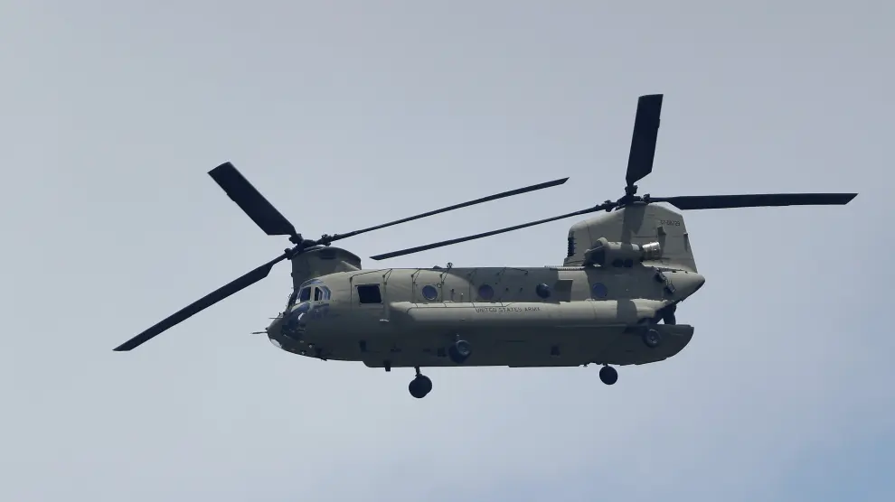 Un helicóptero Chinook, en una imagen de archivo.