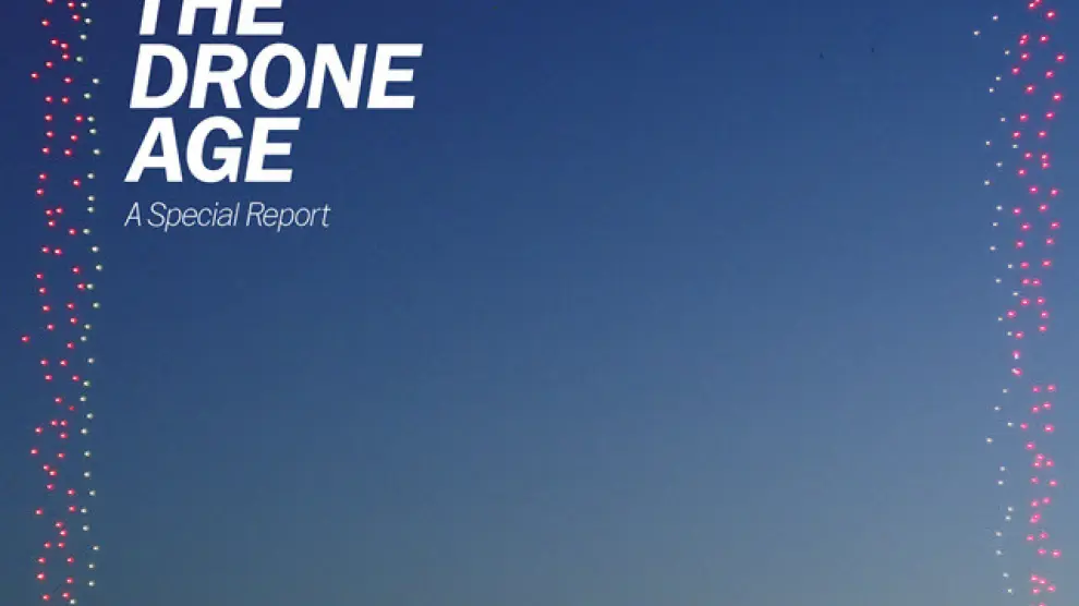La portada 'hecha' por 958 drones.