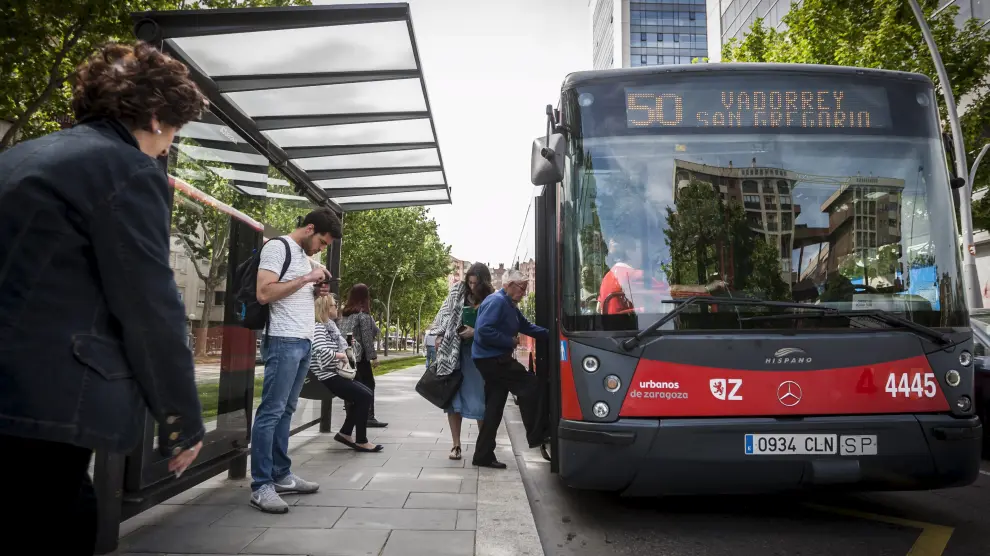 Pese a que el número de usuarios de autobús aumentó en Aragón, ha sido uno de los menores crecimientos a nivel nacional.