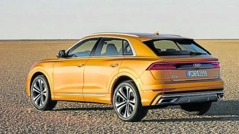 Audi lanzará en julio el nuevo Q8, con motores de hasta 340 caballos.