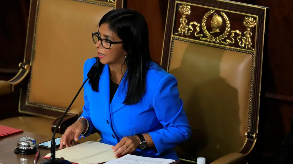 Delcy Rodríguez, nueva vicepresidenta del país.