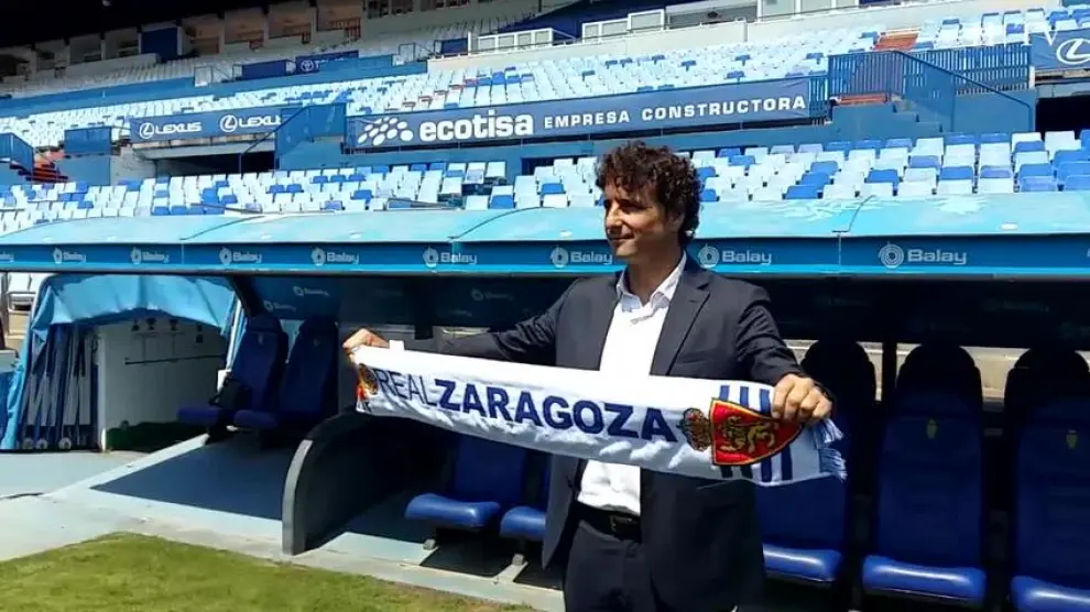 Idiakez: "El objetivo del Zaragoza es volver al lugar que le corresponde por historia"