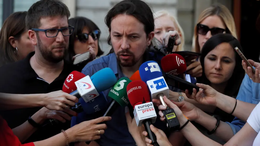 Pablo Iglesias ha reclamado la reforma del código penal tras la decisión de la puesta en libertad provisional de La Manada.