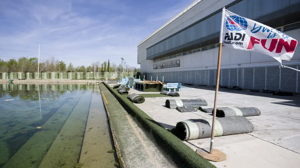 Canal de Aguas Bravas en el recinto de la Expo.