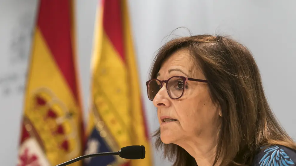 Carmen Sánchez, delegada del Gobierno de Aragón.