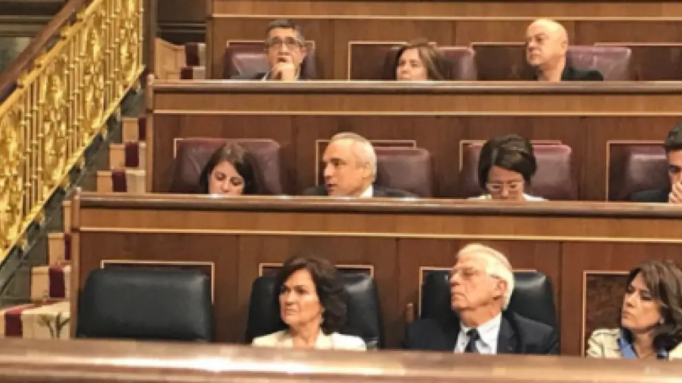 Josep Borrell, en el Congreso este miércoles