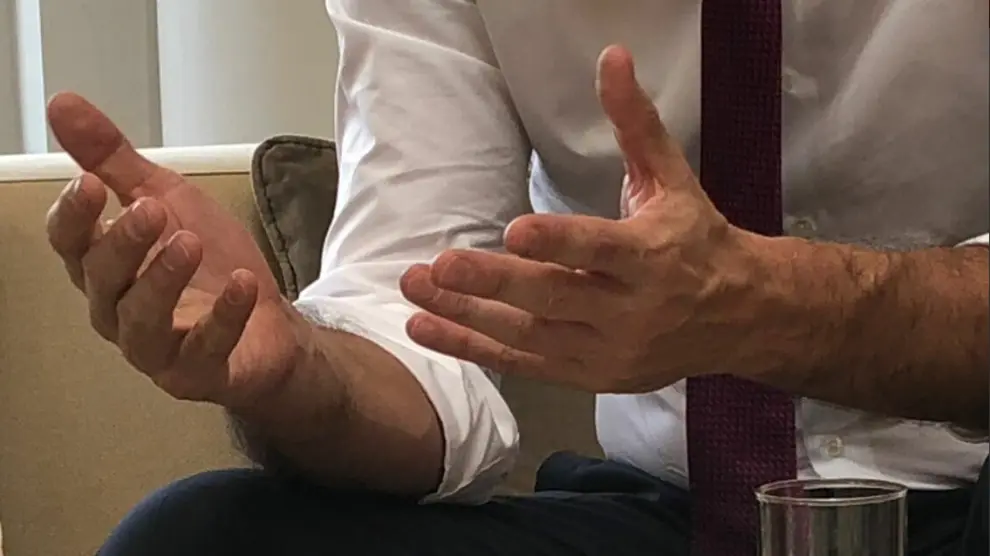 Las manos del presidente