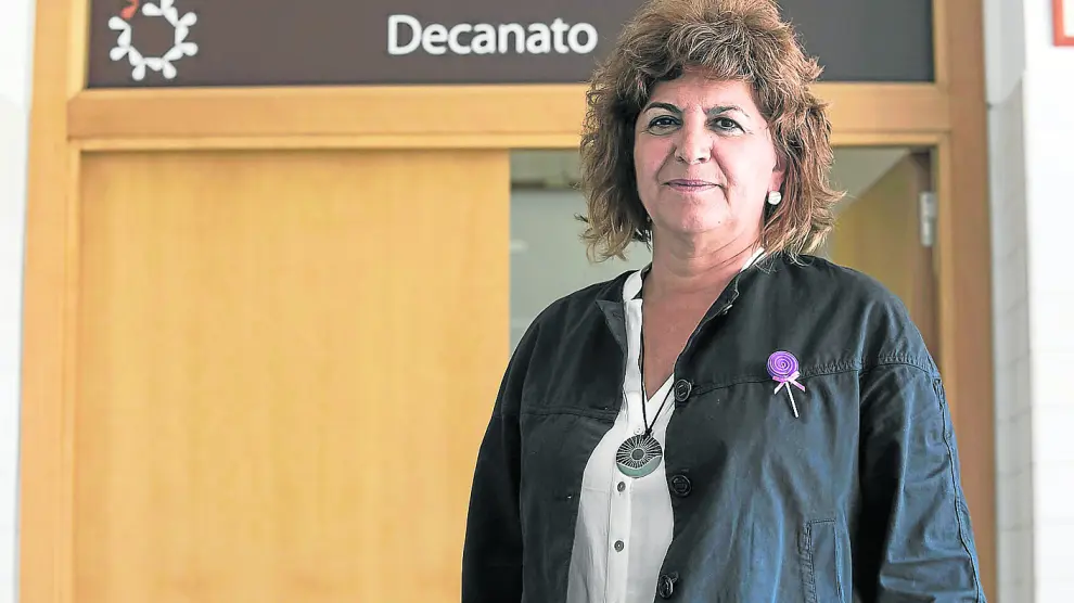 Ruth Vallejo Da Costa, decana de la facultad de Ciencias Sociales y del Trabajo de la Universidad de Zaragoza.