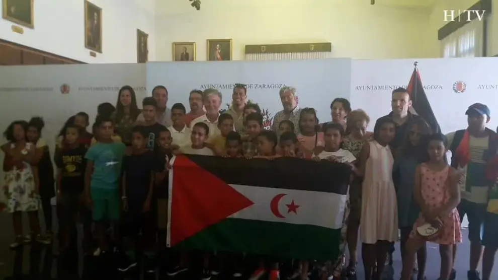 Ya están en Zaragoza los niños saharauis para sus Vacaciones en Paz