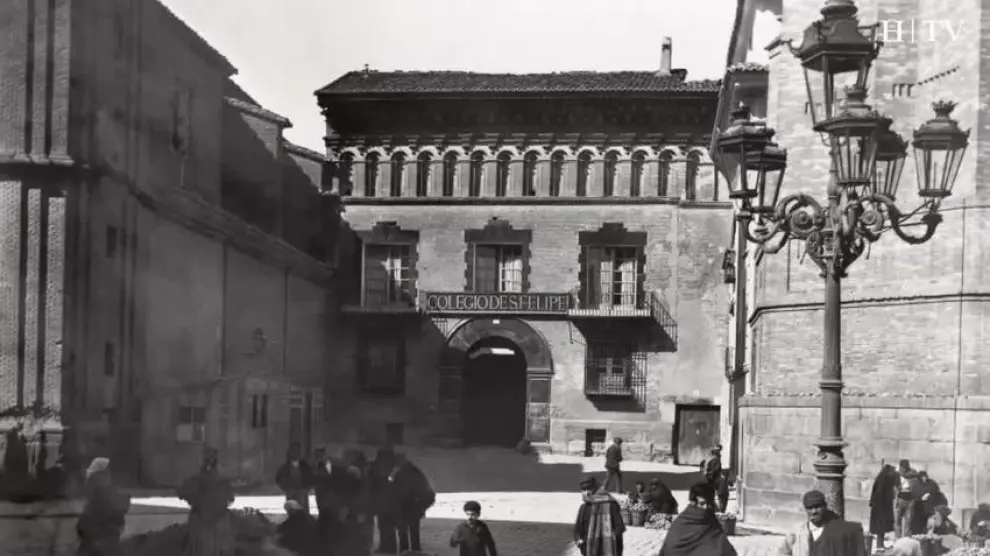 Cuando el Museo Pablo Gargallo fue colegio y sede de la ONCE