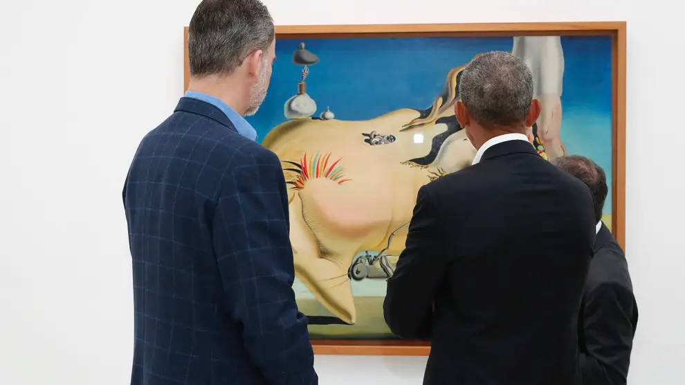 El Rey acompaña a Obama en una visita al Reina Sofía centrada en el 'Guernica' de Picasso