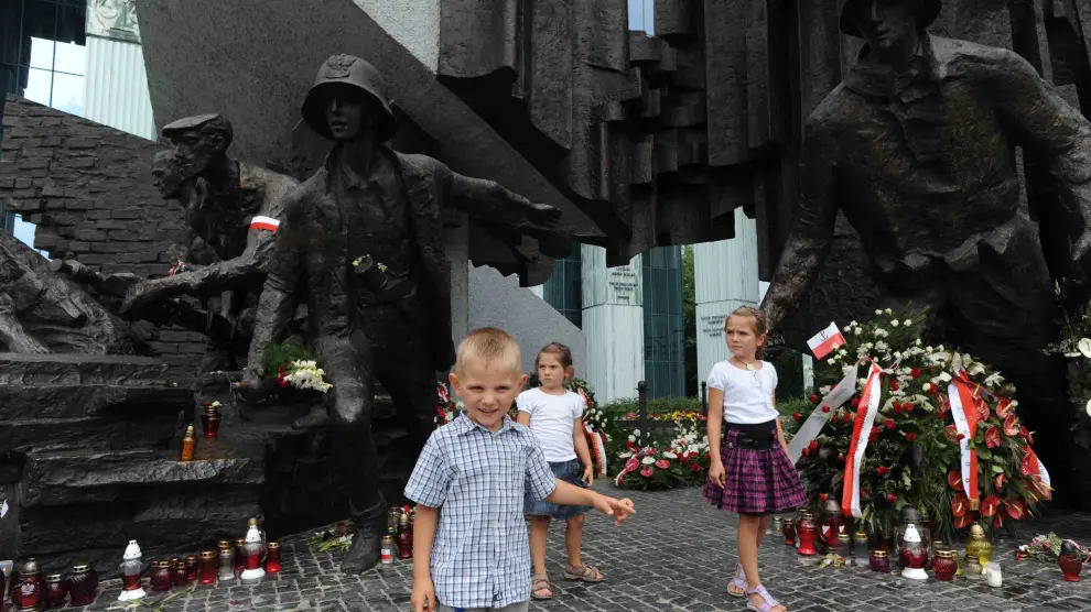 Monumento al levantamiento del Varsovia. Fotografía d Gervasio Sánchez