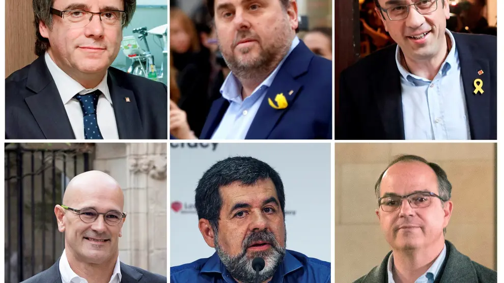 Además de a Puigdemont, esta suspensión afecta al exvicepresidente de la Generalitat Oriol Junqueras; al exlíder de la ANC Jordi Sànchez y a los exconsejeros Jordi Turull, Josep Rull y Raül Romeva, que se encuentran en prisión provisional.