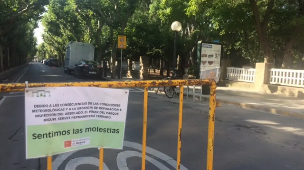 Ha habido cortes temporales de tráfico en los accesos a las calles del Parque y Vicente Campo