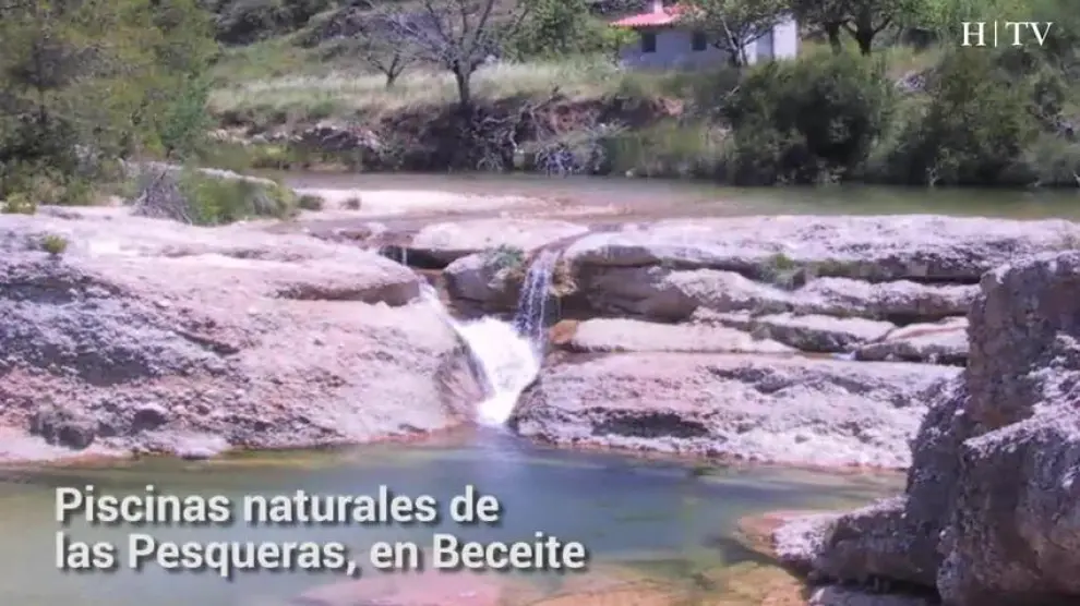 Piscinas naturales, pozas y barrancos: baños de lujo en Teruel