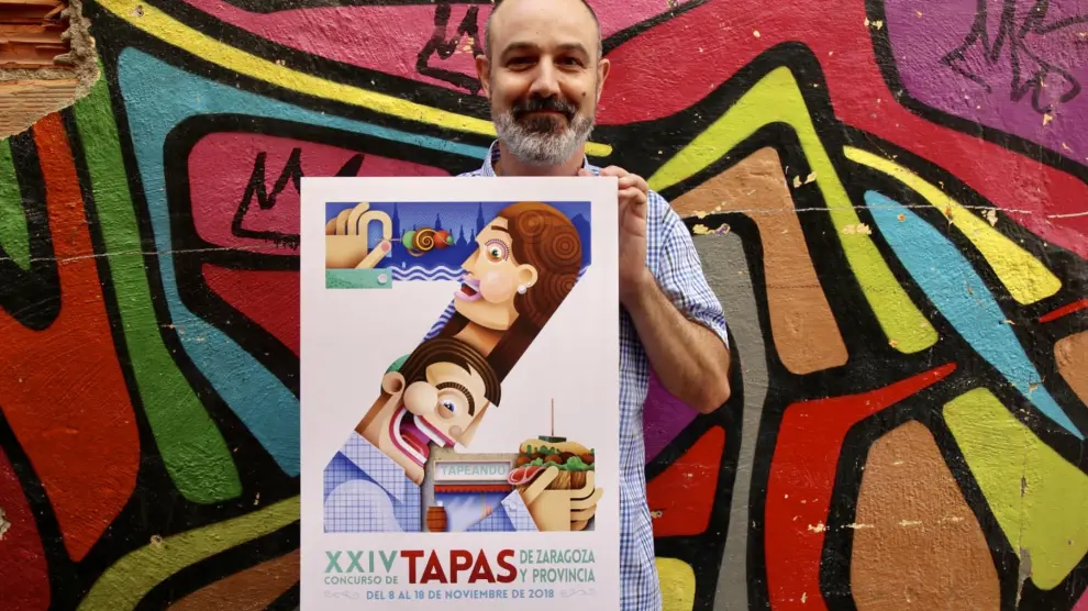 Juan Diego Ingelmo, vencedor del concurso de carteles de la XXIV edición del certamen.