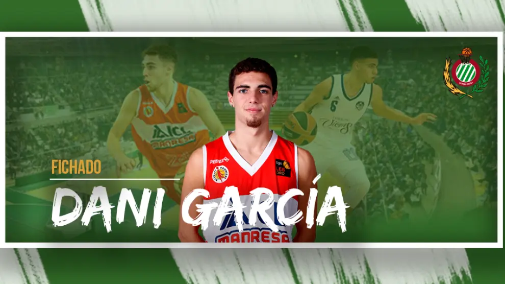 Dani García procede del Manresa, con el que compitió en LEB Oro la pasada temporada en la que los catalanes retornaron a ACB.
