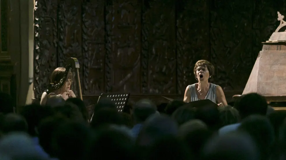 Nuria Llopis y Cristina Miatello interpretan 'Canzonetta spirituale alla nanna'.