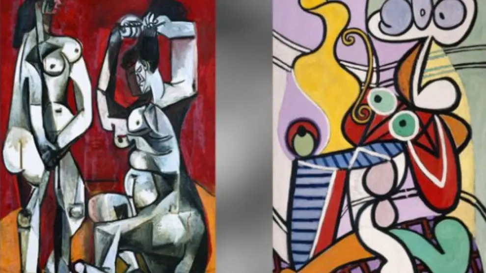 Las dos obras de Picasso que han suscitado la polémica.