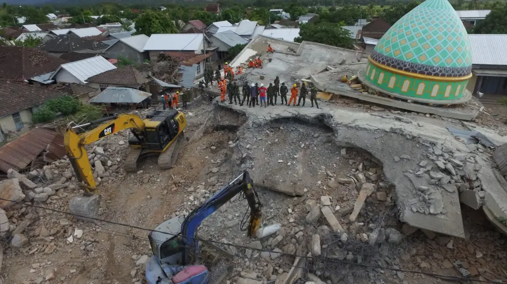 La isla de Lombok ha sufrido dos grandes terremotos en menos de una semana.