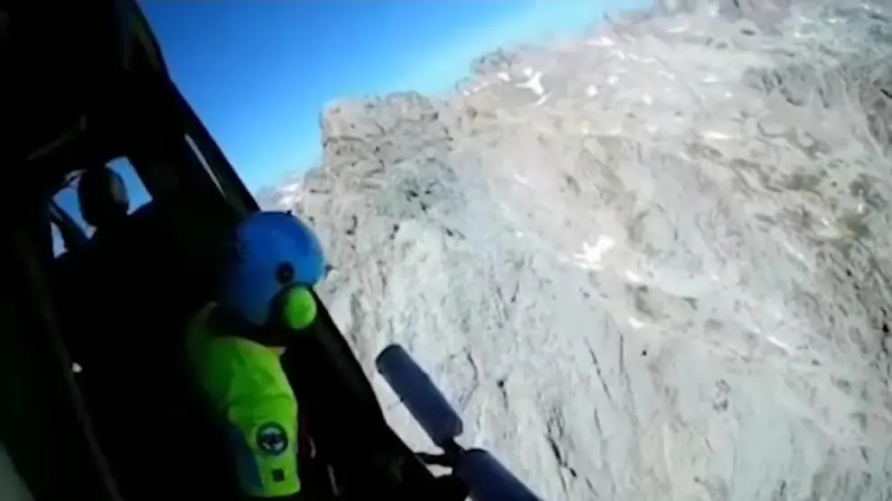 Rescate de un montañero en los Picos de Europa