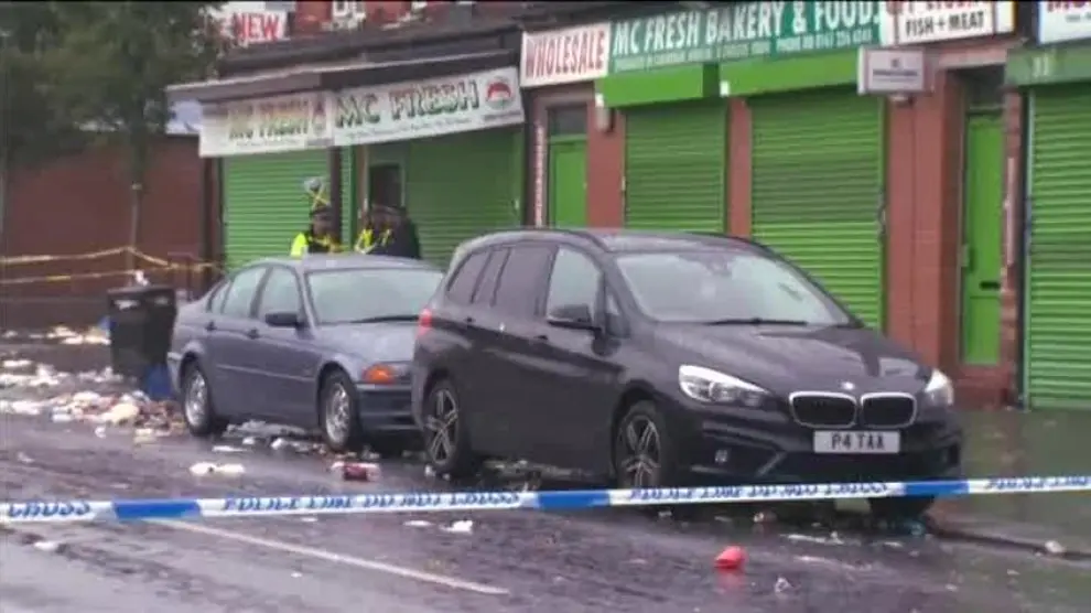 Heridas diez personas en un tiroteo en Manchester