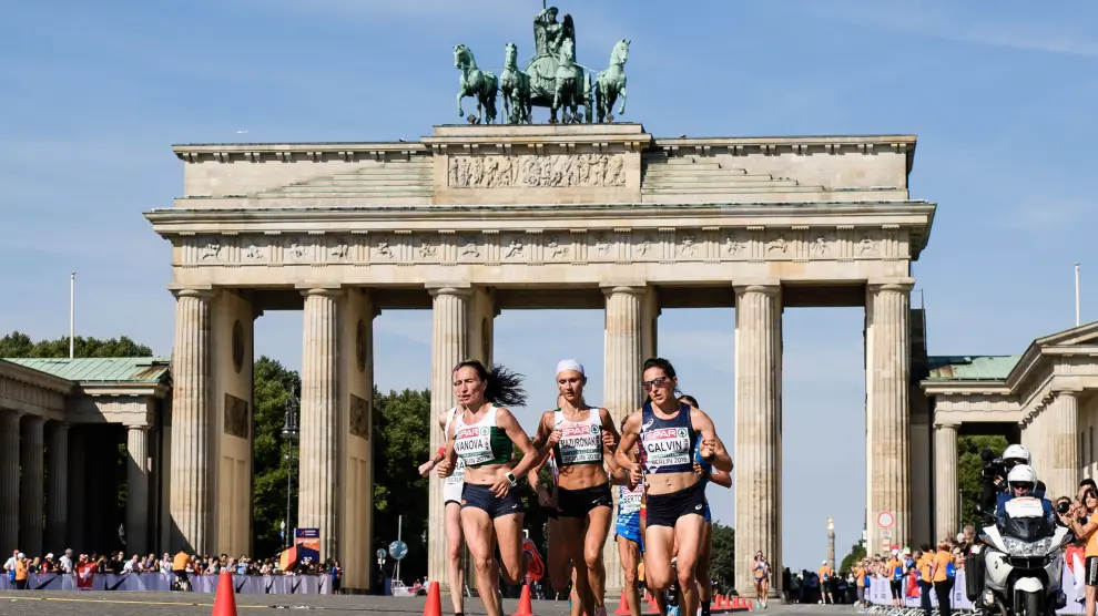 Maratón femenino en Berlín.