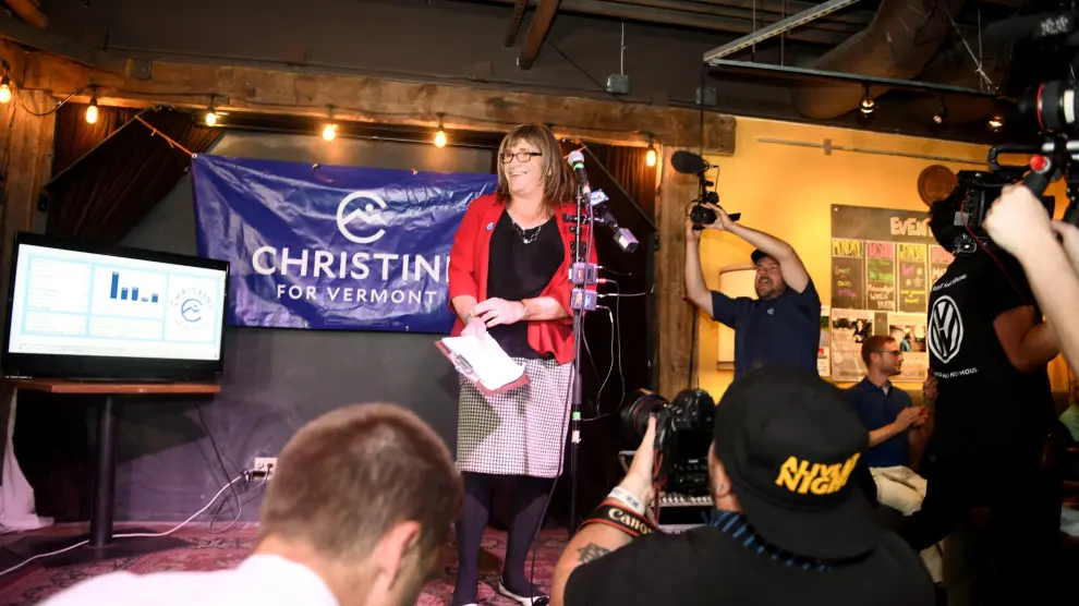 Christine Hallquist ha logrado la victoria en las primarias para la Gobernación de Vermont.
