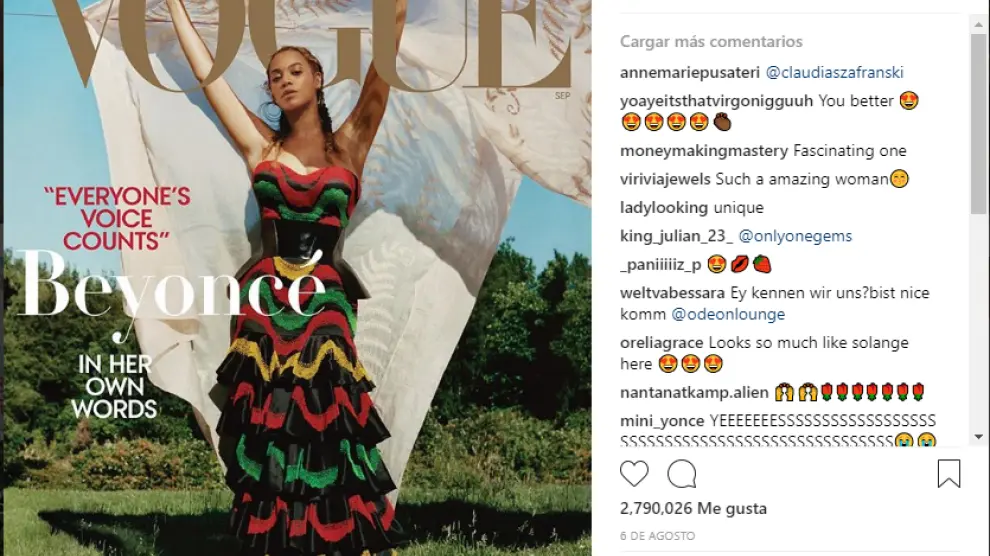 Beyoncé logra que Vogue contrate al primer fotógrafo de raza negra que hará la portada.
