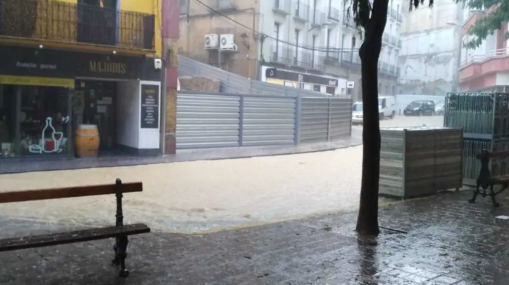 Inundaciones en Barbastro.