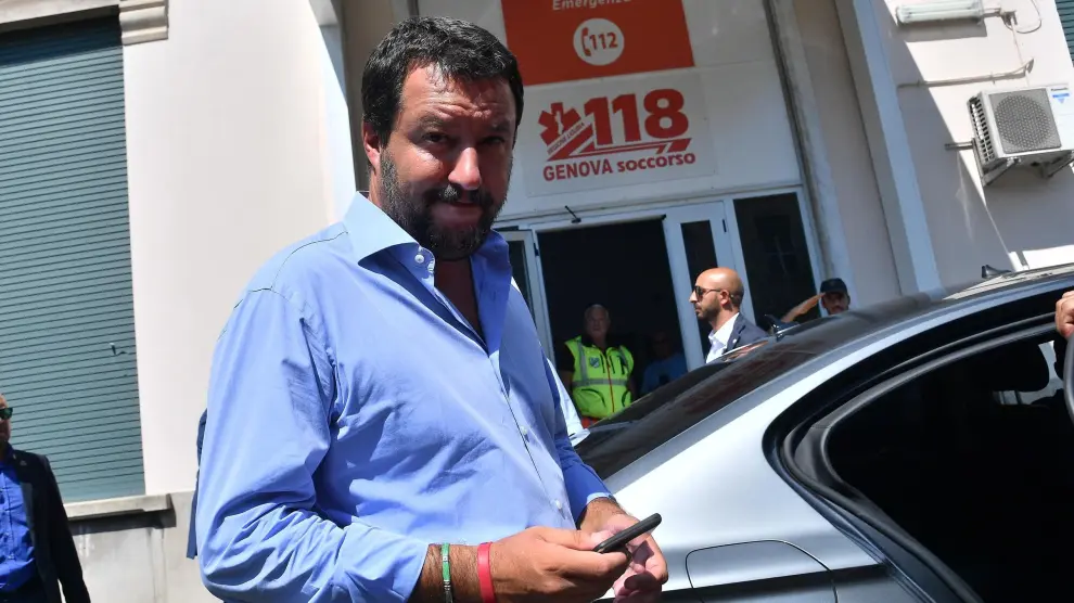 El ministro del Interior de Italia, el ultraderechista Matteo Salvini,