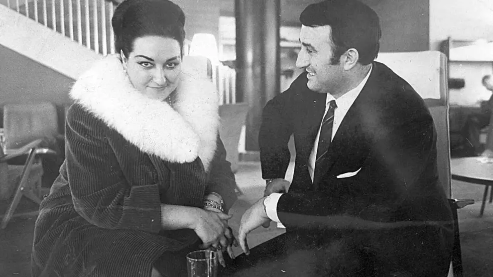 Montserrat Caballé y Bernabé Martí se enamoraron en  una función de ópera.
