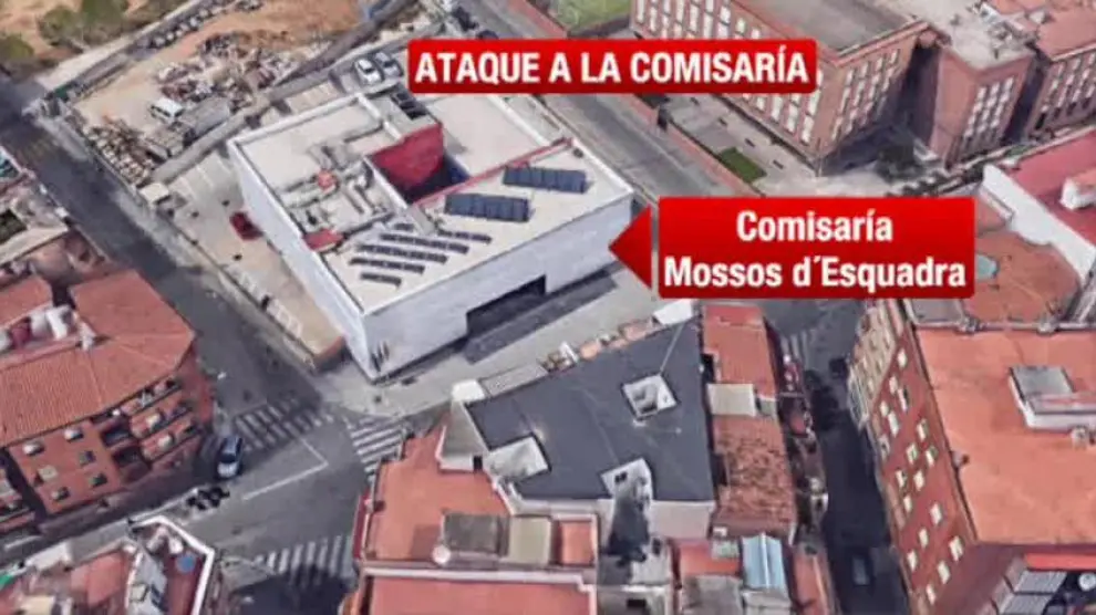 Los Mossos tratan el ataque a la comisaría de Cornellá como un "atentado terrorista"
