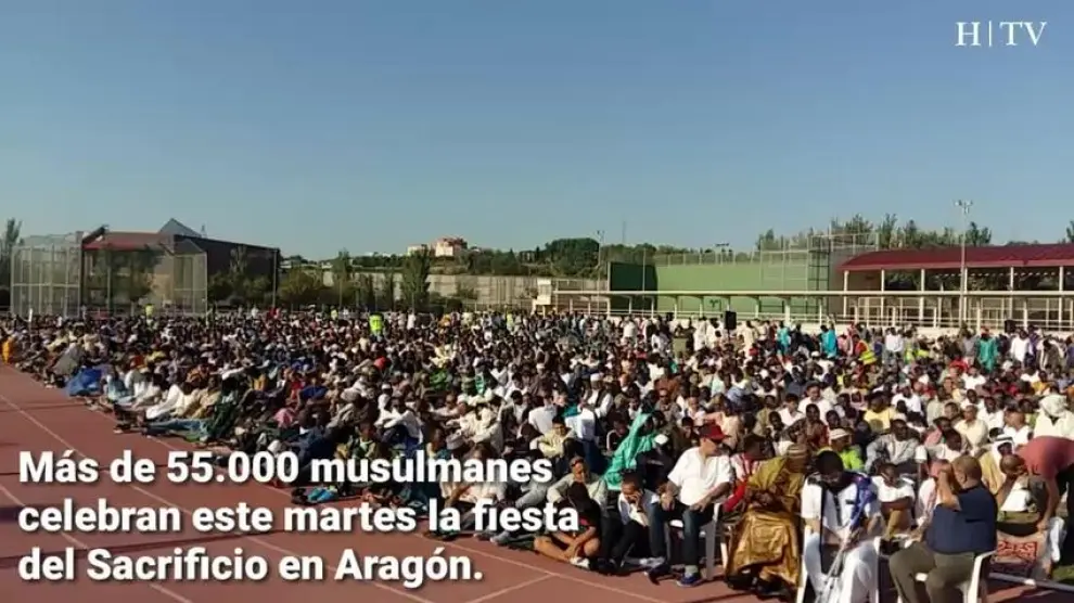 55.000 musulmanes celebran la fiesta del Sacrificio en Aragón