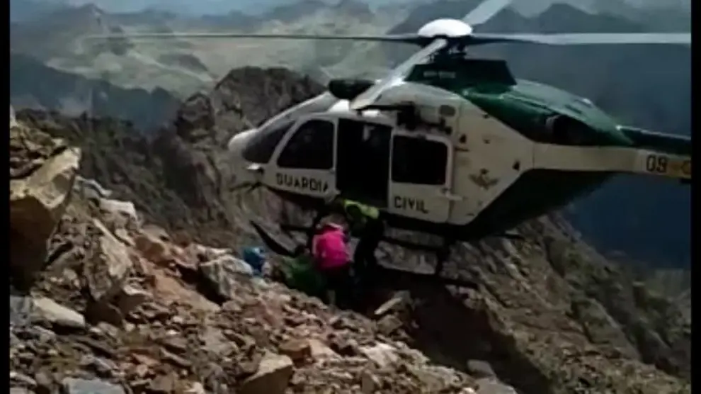 Fallece una persona en el pico Infiernos, en el Pirineo oscense