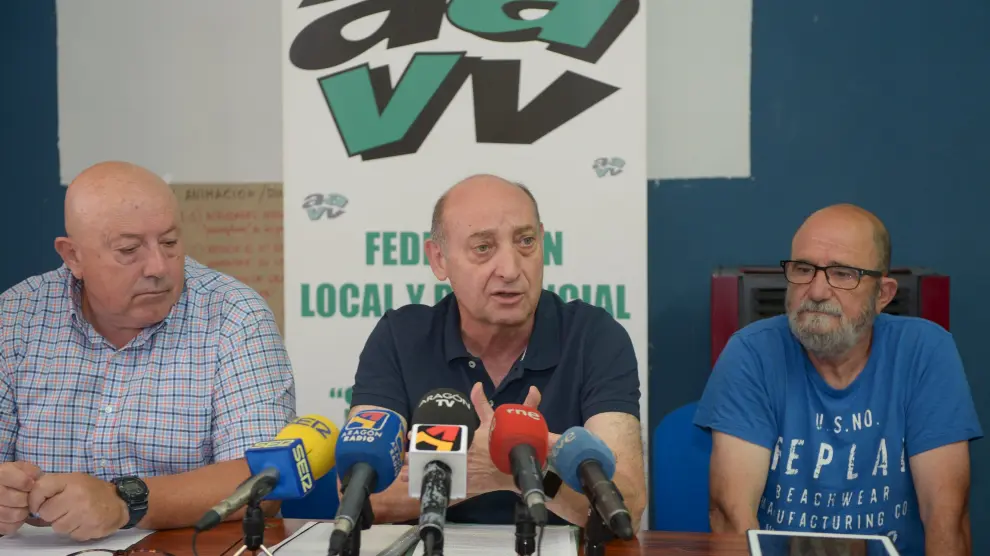 Dirigentes vecinales de Zaragoza, Valencia y Teruel