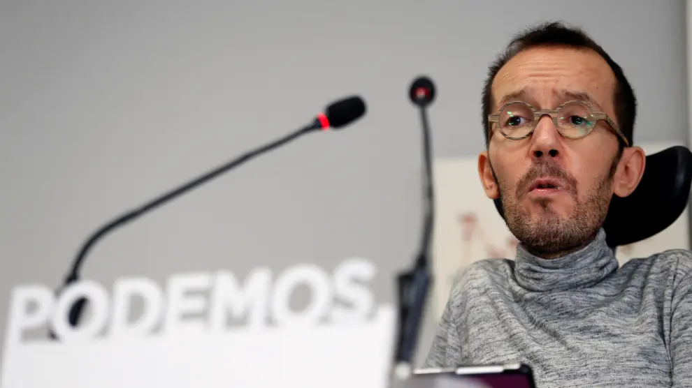 Pablo Echenique, secretario de Organización de Podemos.