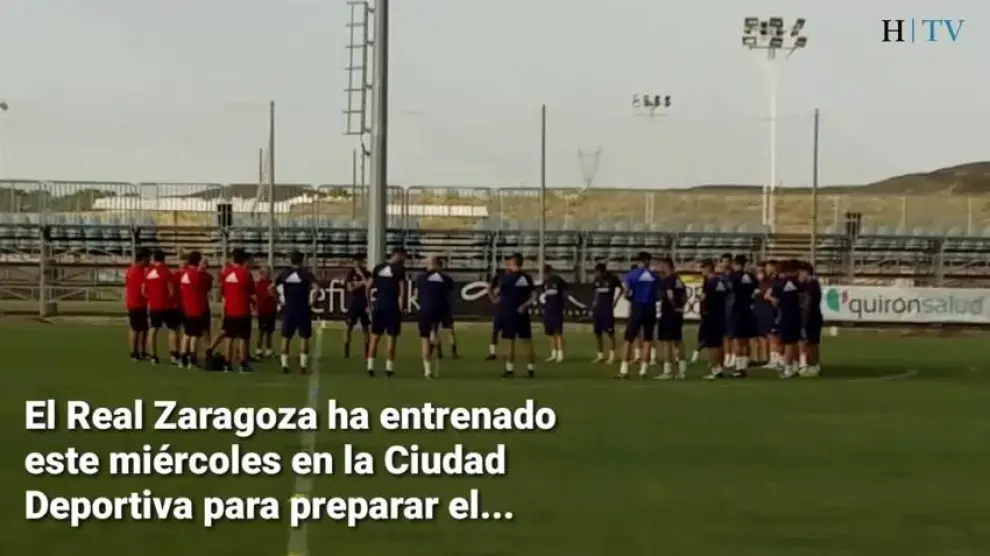 Idiakez traza el planteamiento del próximo partido del Real Zaragoza