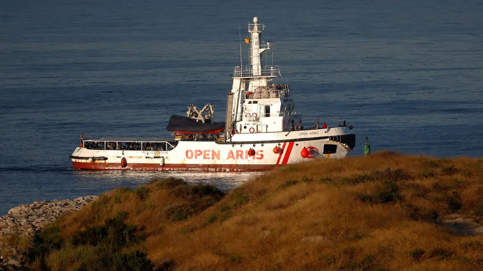 El barco de rescate de la ONG Proactiva Open Arms.