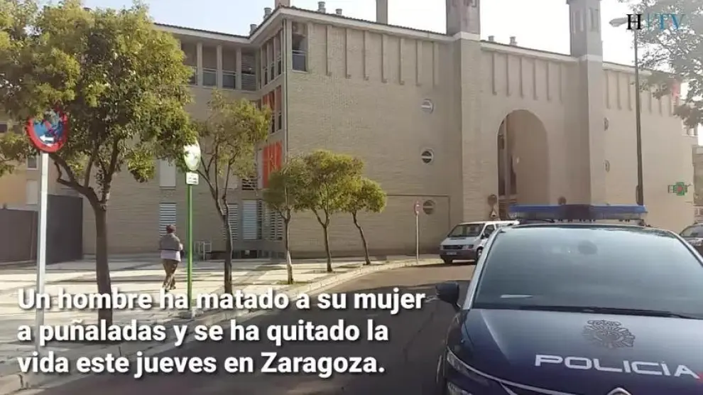 Un hombre mata a su mujer a puñaladas y se quita la vida en el barrio de Casablanca de Zaragoza
